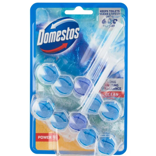DOMESTOS POWER 5 tuhý blok do wc 2x50g OCEAN