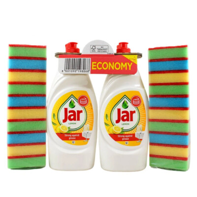 Jar LEMON 2x900ml+2x10ks hubky na riad GRATIS