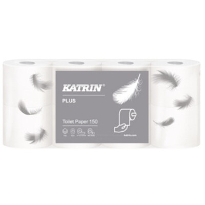 Toaletný papier 3-vr, CEL, Katrin PLUS 8, 17,25 m