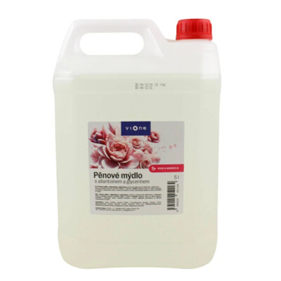VIONE Speňovacie mydlo rose + magnólia 5L