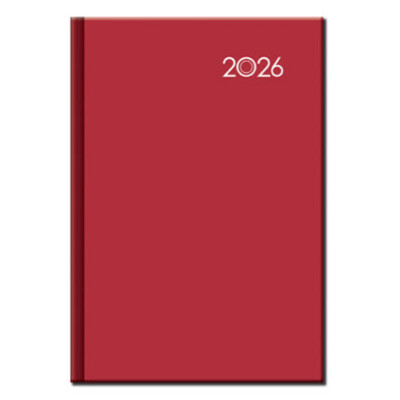 Denný diár A5 - FALCON červený - 2026