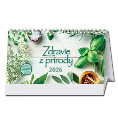 Stolový kalendár - Zdravie z prírody - 2026