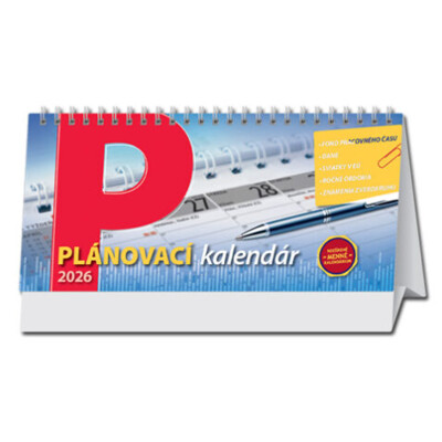 Stolový kalendár - Plánovací kalendár - 2026