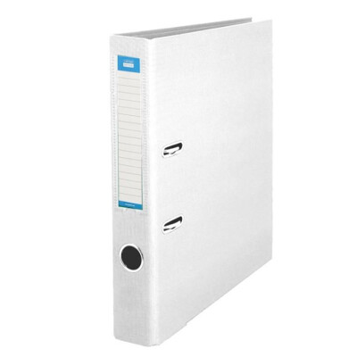 Poradač pákový Office, celoplastový A4 50 mm - biely (biely)