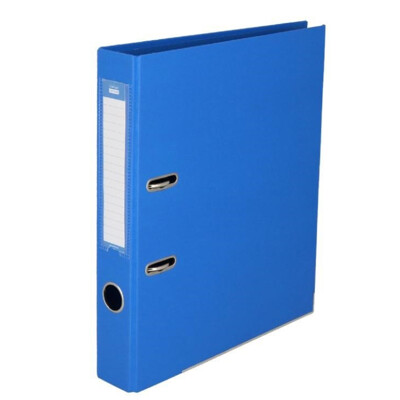 Poradač pákový Office, celoplastový A4 50 mm - modrý (modrý)