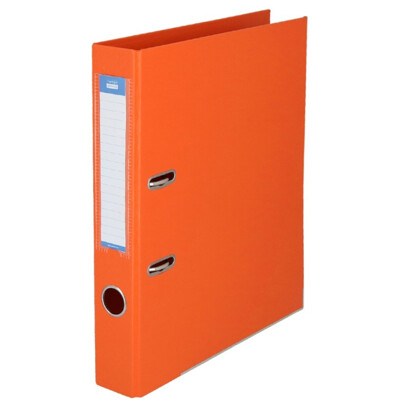 Poradač pákový Office, celoplastový A4 50 mm - oranžový (oranžový)