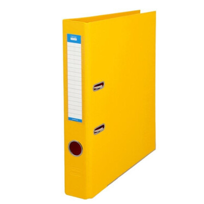 Poradač pákový Office, celoplastový A4 50 mm - žltý (žltý)