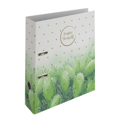 Poradač pákový PP A4 70 mm - Romantic kaktus (kaktus pákový)