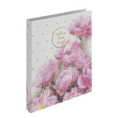 Poradač krúžkový PP (4-krúžkový) A4 lamino - Romantic magnolia (magnolia 4-krú...