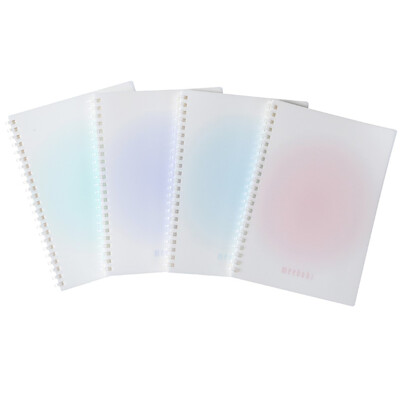 Blok linajkový so špirálou A5 meeboki (4 farby)