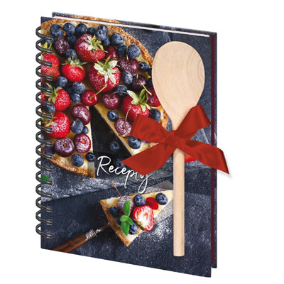 Kniha na recepty A5 s vareškou Cheesecake