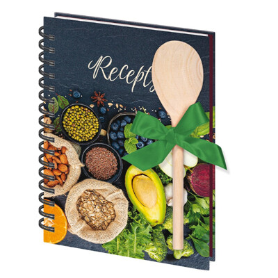 Kniha na recepty A5 s vareškou Various