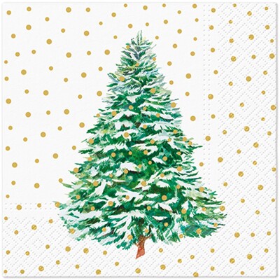 Obrúsky PAW L 33x33cm Frosted Forest Charm