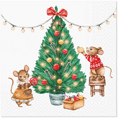 Obrúsky TaT 33x33cm Tiny Christmas