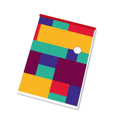 Poznámkový blok A5 - 50l, šitý, linajkový