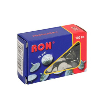 Pripináčiky kobercové RON 223, 11 mm, 100 ks