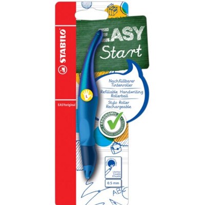 Roller guľôčkový STABILO EASYoriginal Holograph pre ľavákov, modrý (modrý)...