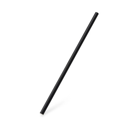 Slamky papierové JUMBO 25cm čierne (100ks)