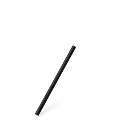 Slamky papierové JUMBO 15cm čierne (100ks)