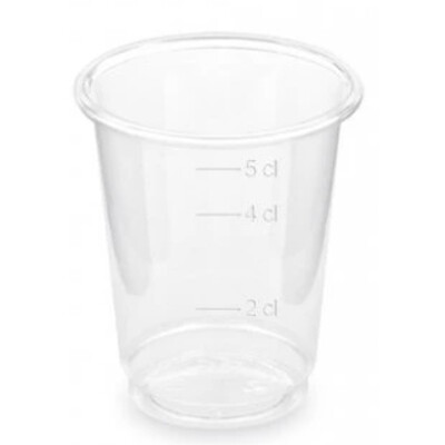 Pohár z PET plastový 2cl/4cl/5cl (40ks)