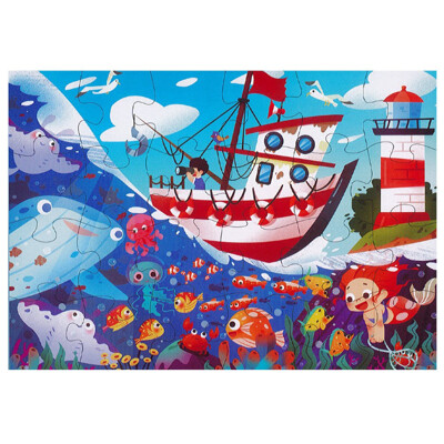 Puzzle detské 44 x 31 cm (24 ks) - Sea World