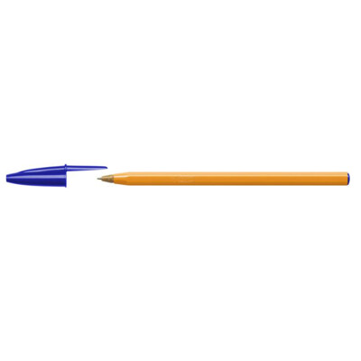 Guľôčkové pero, 0,3 mm, s vrchnákom, BIC ''Orange Original Fine'', modré