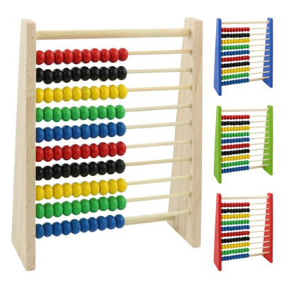 Počítadlo - drevené 16x20x5 cm, mix 4 farieb (16x20x5 cm)