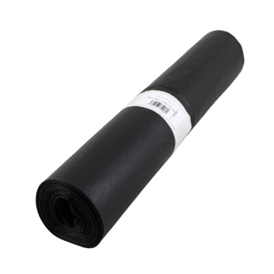 LDPE vrecia čierne PEVNÉ 900x1100 0,050mm TYP60 140l 25ks