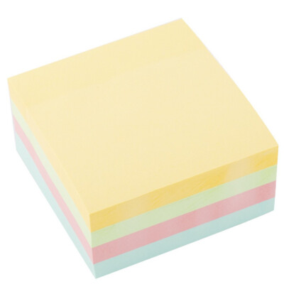 Bloček kocka samolepiaci D.RECT 76x76mm 400 PASTEL