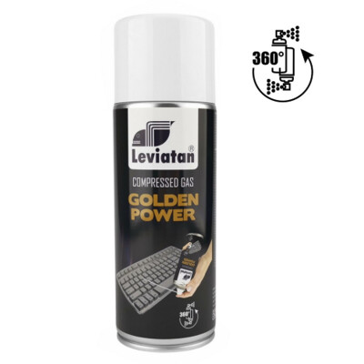 Leviatan 360° stlačený plyn Golden Power, 200 ml