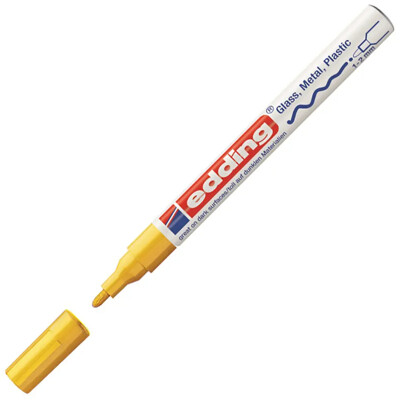 Lakový popisovač edding 751 žltý