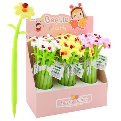 Pero gélové JUNIOR Beetle diary 0,5 mm - modrá náplň (mix /cena 1ks)