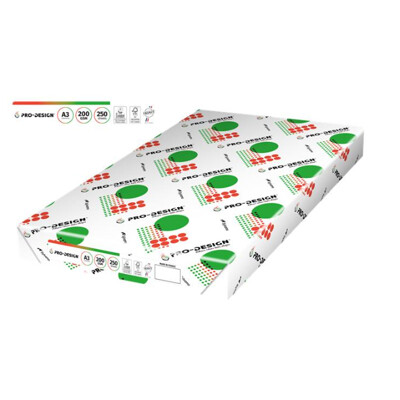 Kopírovací papier, digitálny, A3, 200 g, PRO-DESIGN