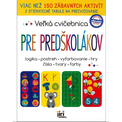 Kreatívna knižka JM - Veľká cvičebnica pre predškolákov
