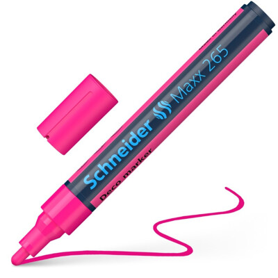 Popisovač kriedový Schneider Maxx 265 neon - ružový