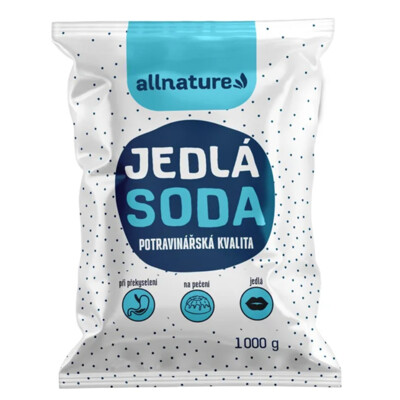 Allnature JEDLÁ SÓDA 1×1000 g, jedlá sóda