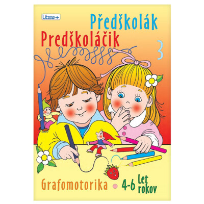 Omaľovanka náučná A4 Litera - Predškoláčik 3