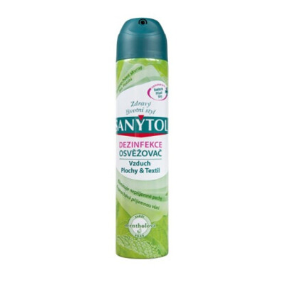 Sanytol dezinfekčný osviežovač A&S Menthol 300ml