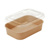 Miska bowl hranata 750ml kraft 123x169x58mm (50ks)