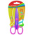 Detské nožnice KEYROAD cik-cak, 13 cm, blister, mix farieb