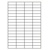 Etikety 48,5x16,9mm biele (64)